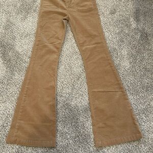 Frame Denim Tan Wide Leg Jeans